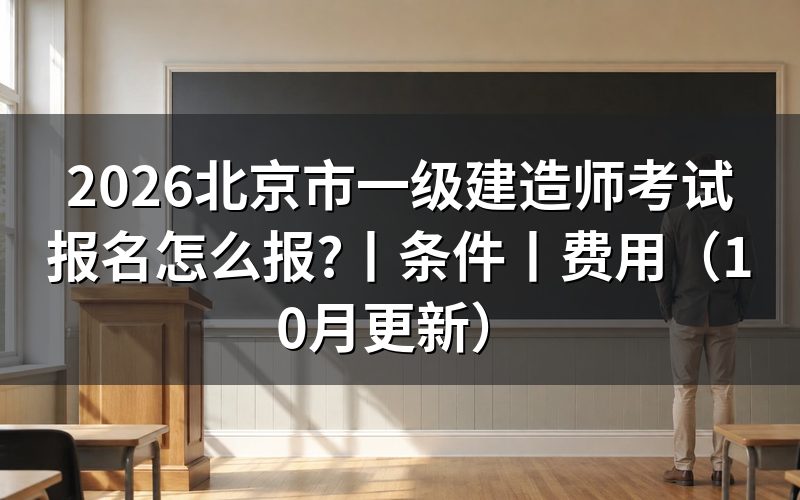 北京一级建造师考试报名，先看报名表状态