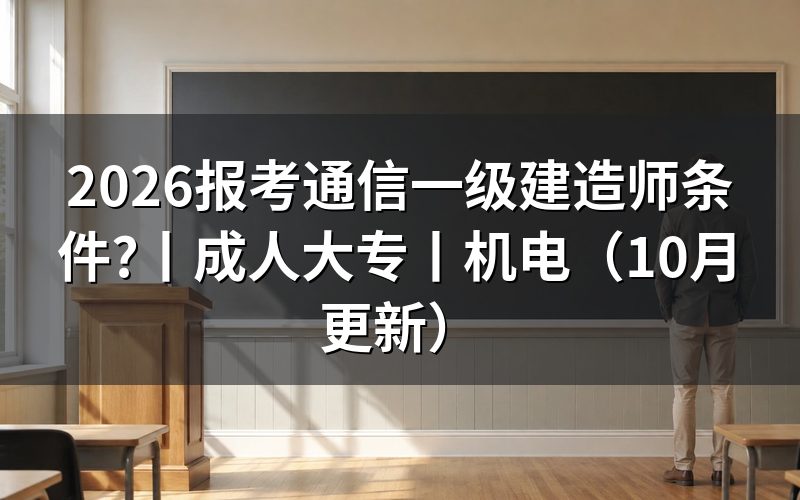 报考通信工程一级建造师条件,先核对报名表
