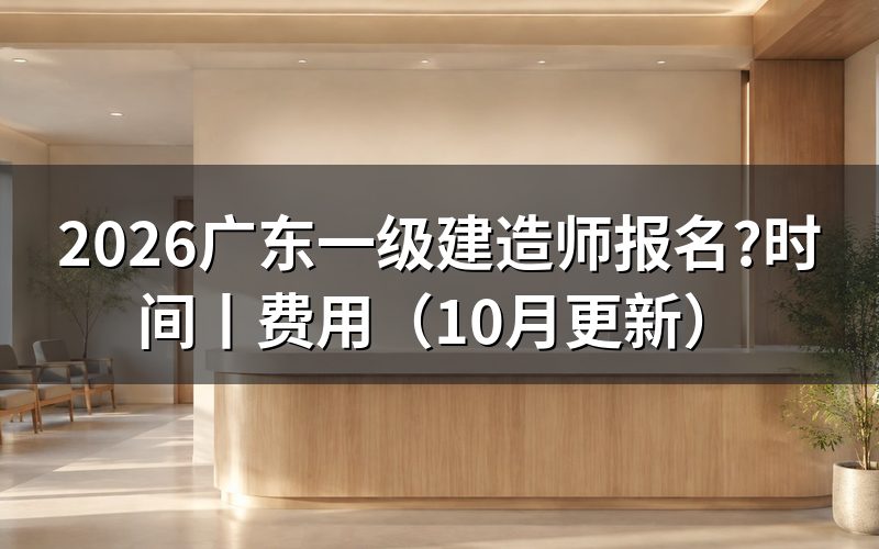 广东一级建造师报名时间,核对报名表状态