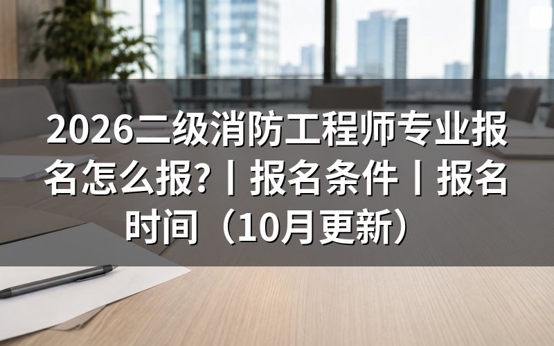 二级消防工程师的专业，先核对报名表名称