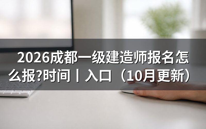 成都一级建造师报名入口,认准报名服务平台
