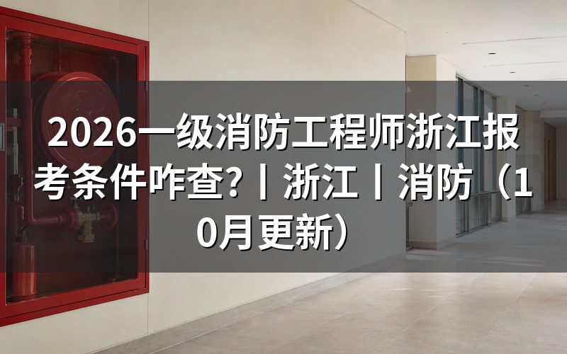 浙江省一级消防工程师报考条件,先核报名表
