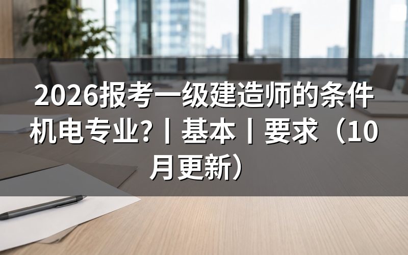 报考一级建造师的基本条件,先核对学历验证报告