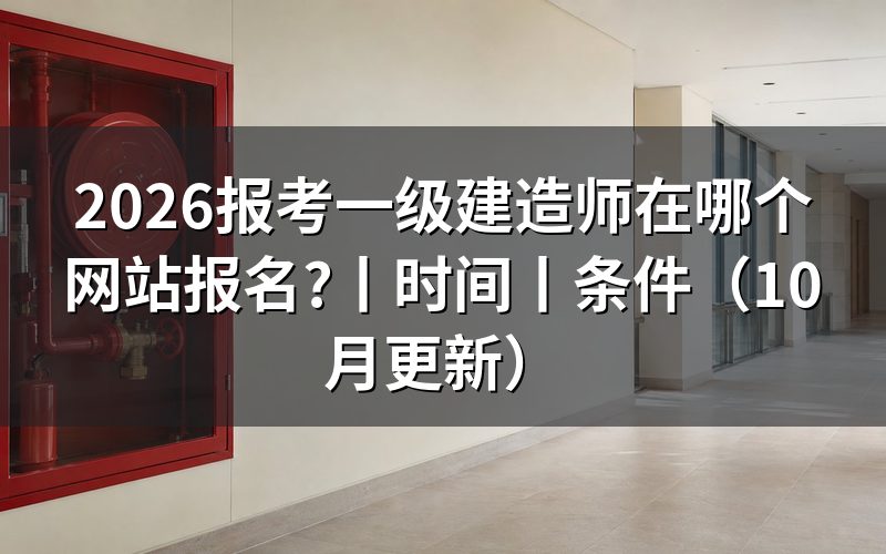 报考一级建造师的网站,认准报名服务平台