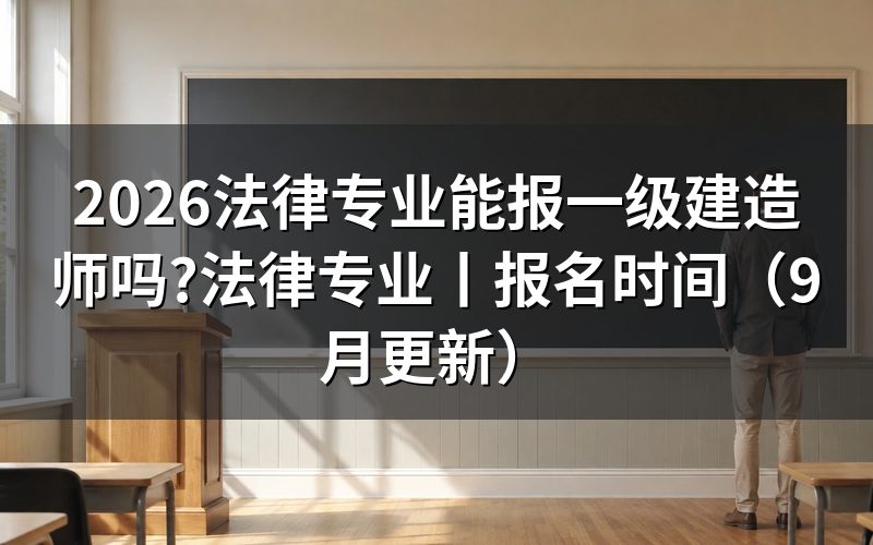 法律专业一级建造师,先核报名表专业栏
