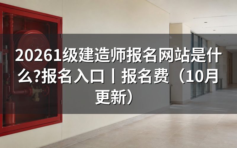 1级建造师报名入口，核对报名页