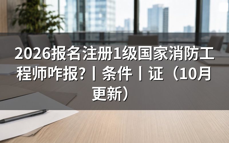 国家注册1级消防工程师,先核对报名表时间