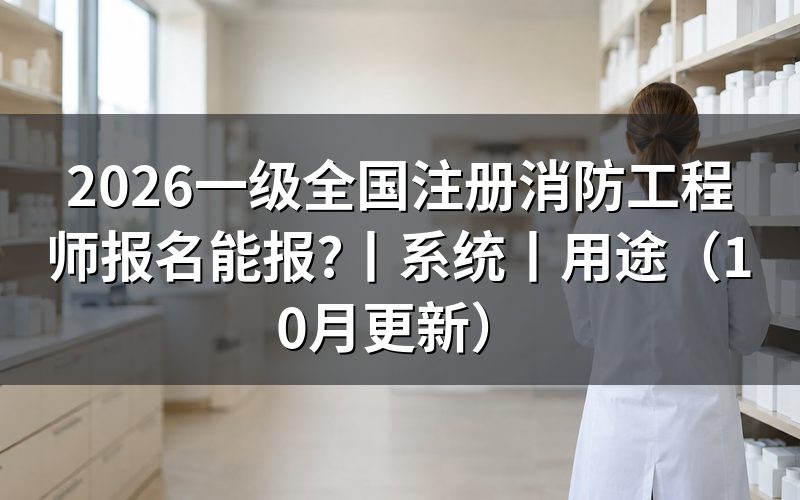 一级注册消防工程师报名，查看报名表状态