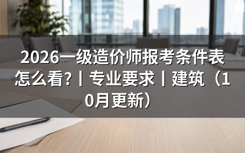 一级造价师报考条件及专业要求,逐栏核对报名表
