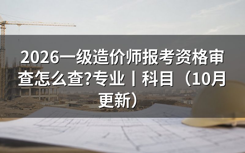 一级造价师资格审查，查看审核状态页