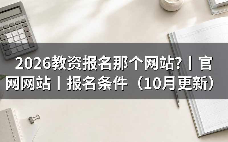 教资报名官网网站,核对首页信息