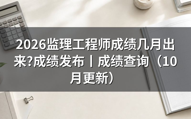 监理工程师成绩发布，先核对公告日期