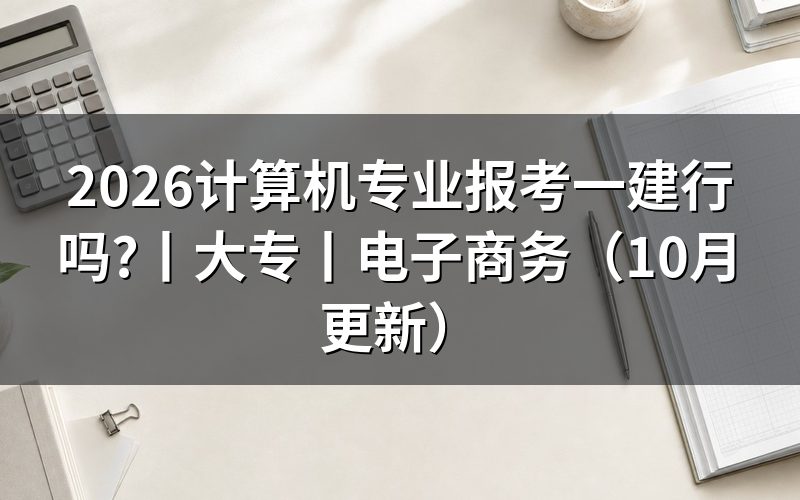 计算机专业能否报考一建,看报名表专业栏