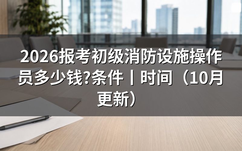 考消防设施操作员多少钱，看缴费页面