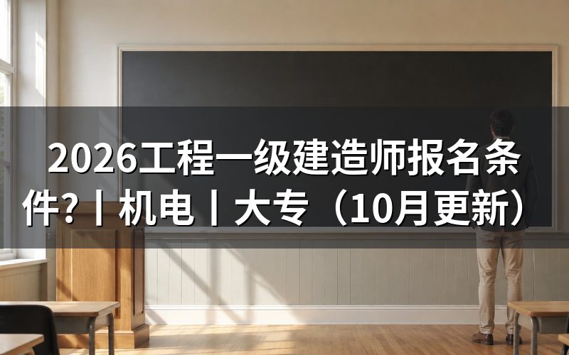 全国注册一级建造师报名条件,看报名表学历栏