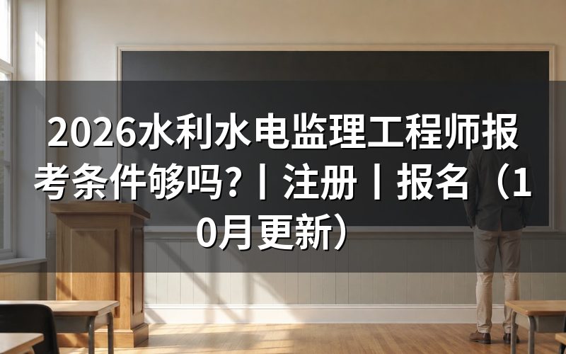 注册监理工程师报考条件,先核报名表两项信息