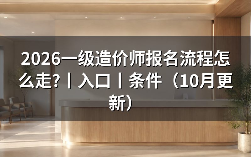 一级造价师考试报名流程，盯住报名表状态