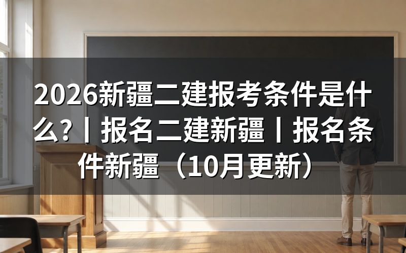 二级建造师新疆的报考条件,看报名表学历栏