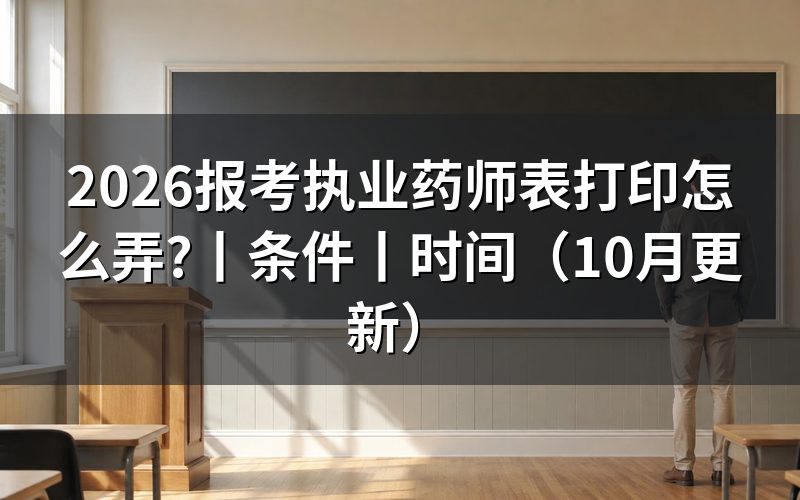 报考执业药师表格，打印前核对什么