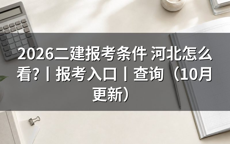 二建报考条件和要求河北,先核对报名表