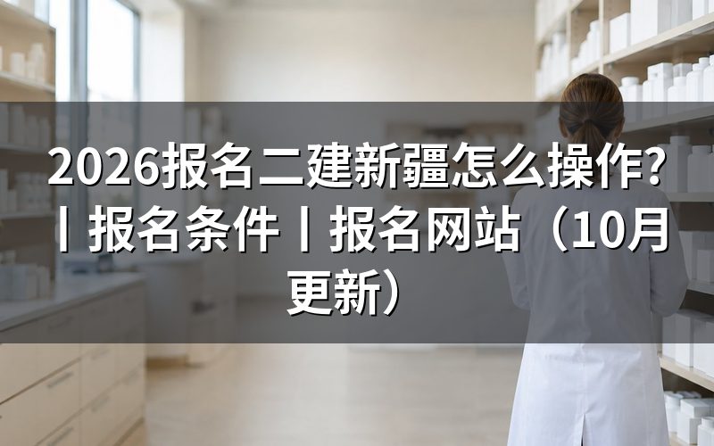 二级建造师报名网站新疆：从报名表入口开始