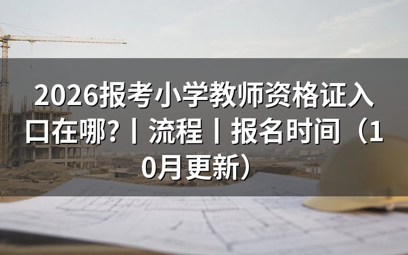 报考小学教师资格证流程，从报名表开始