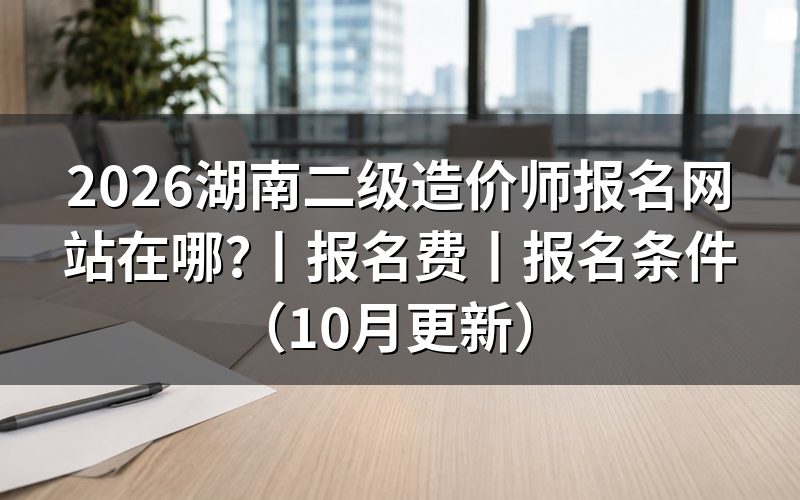 湖南二级造价师,先核对报名表上的考试级别