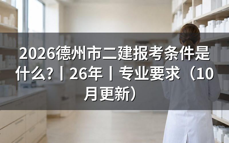 二建报考条件及要求，逐项填报名表