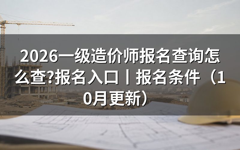 一级造价师报名，先核对报名信息页