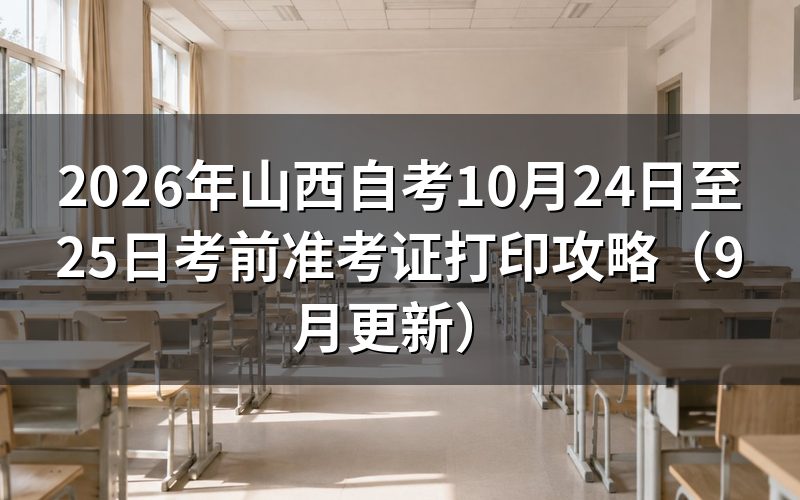 准考证打印时间在什么时候