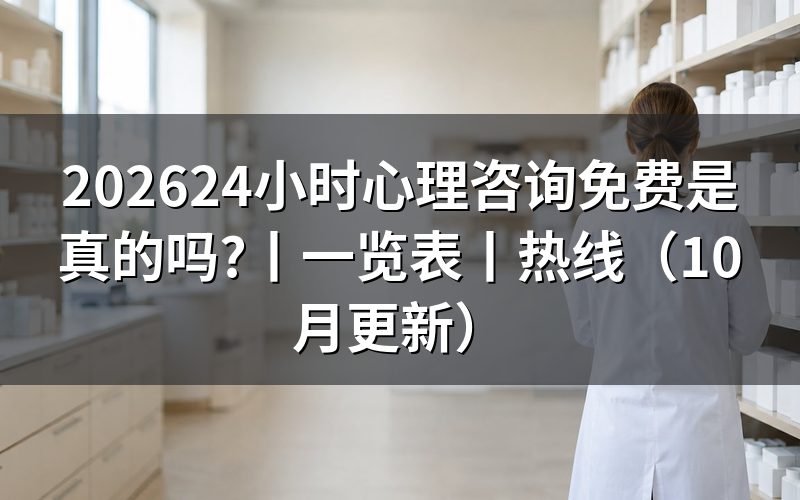 全国公益24小时心理咨询一览表,先看表头写的发布单位
