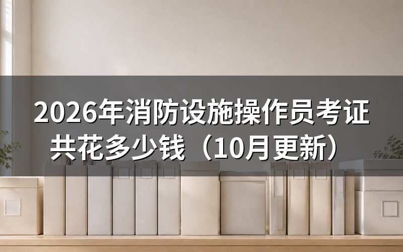 考证费用具体包括什么