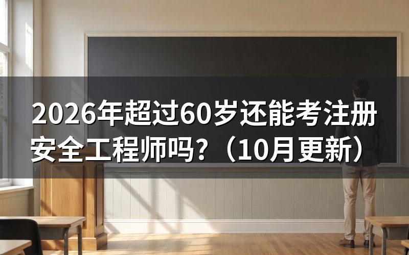 注册安全工程师报考条件有年龄限制吗