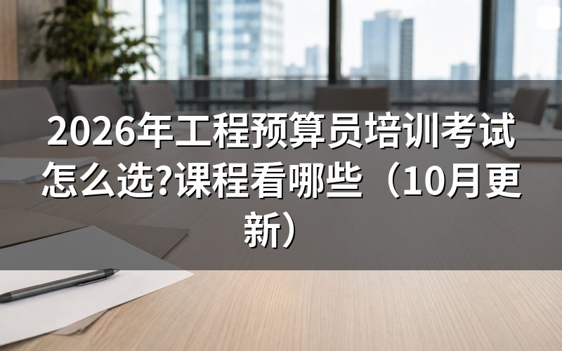 预算员证书怎么考更稳妥