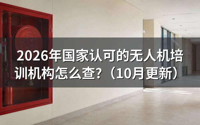 无人机培训学校怎么查资质？