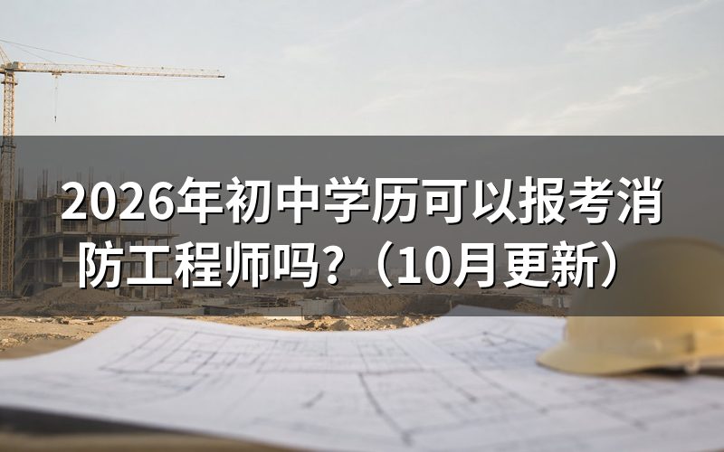 一级消防工程师报考条件是什么?