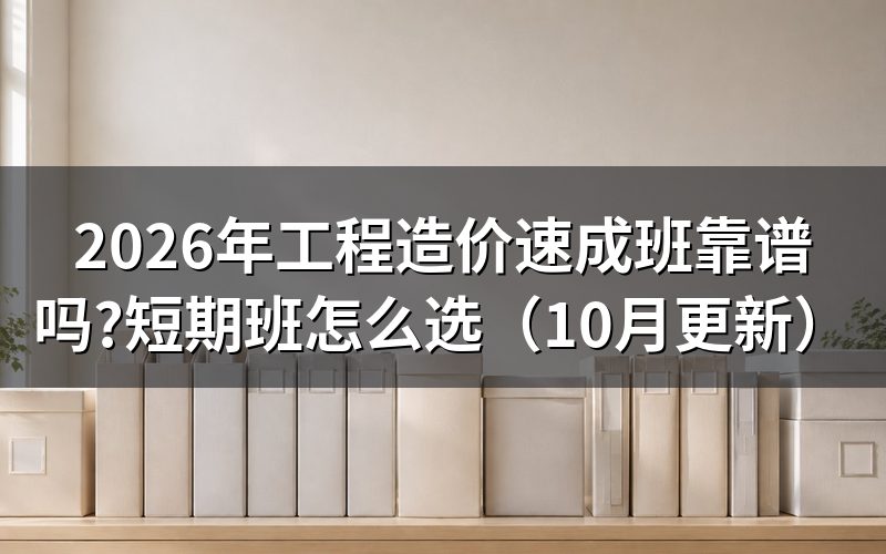 造价培训班一般多少钱?