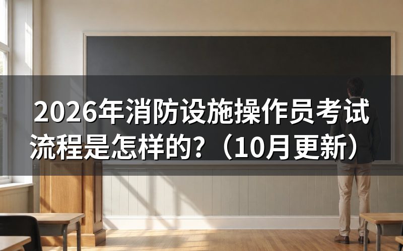 消防设施操作员报考条件怎么核对?