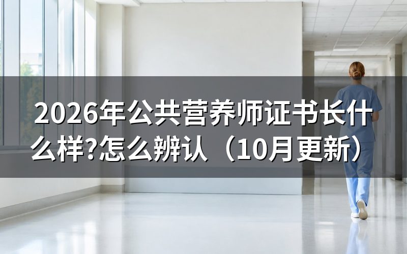 公共营养师报考条件怎么看?