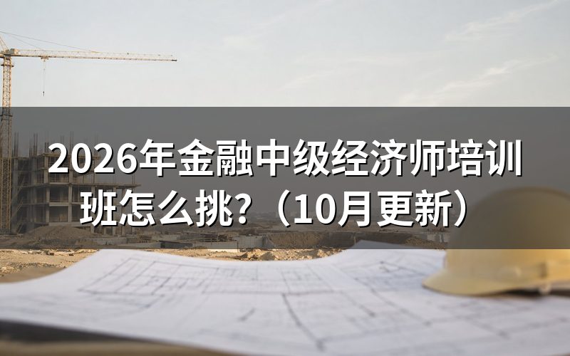 中级经济师金融哪个老师讲得好？