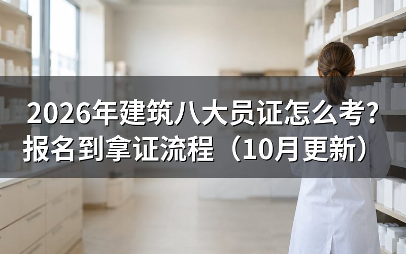 建筑九大员在哪里报名？