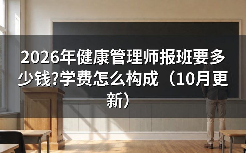 正规的健康管理师培训机构有哪些?
