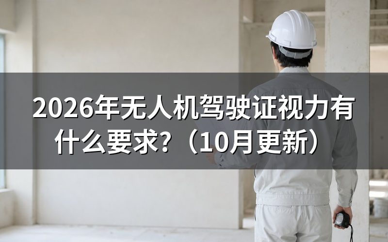 无人机驾驶证报考条件有哪些?