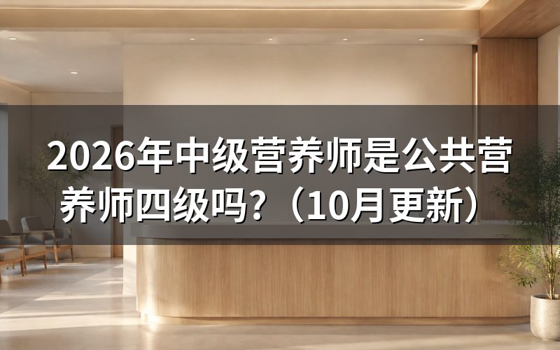 公共营养师4级报名要什么条件?