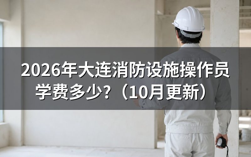 大连市消防设施操作员报考条件影响学费吗?