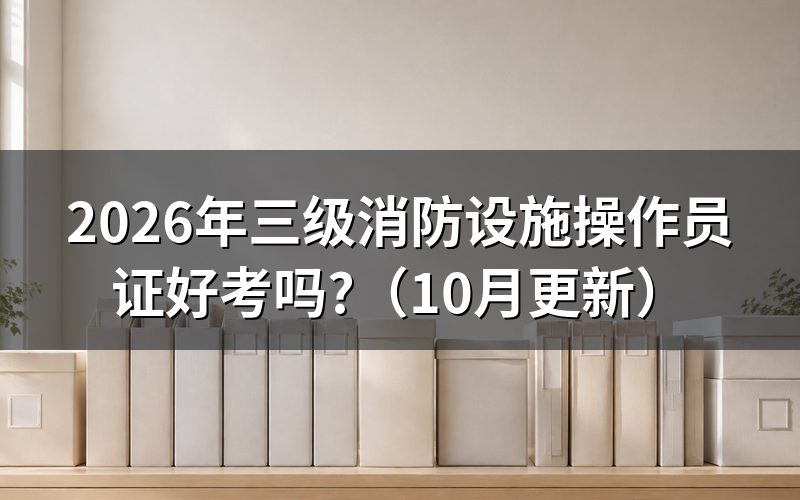 消防设施操作员报考条件怎么查?