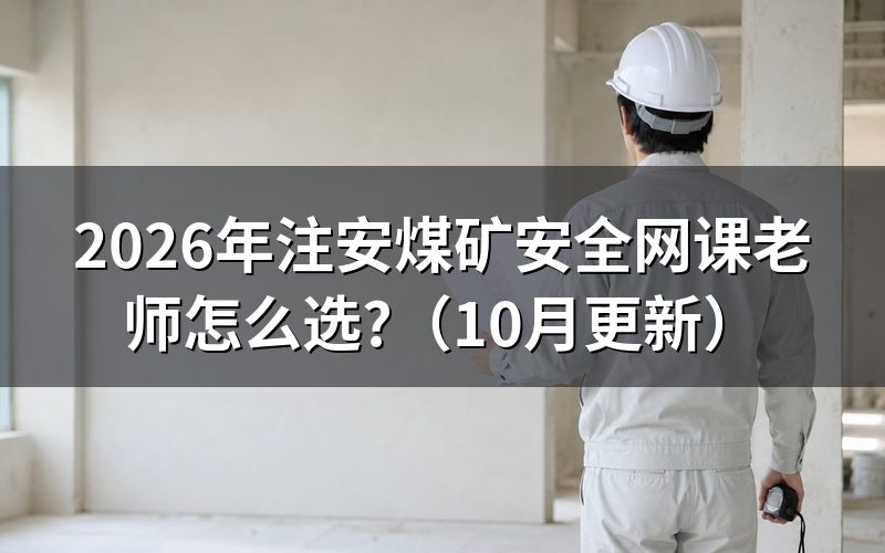 2026注安煤矿真题怎么用?