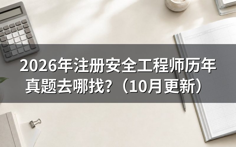注册安全工程师资料去哪找?