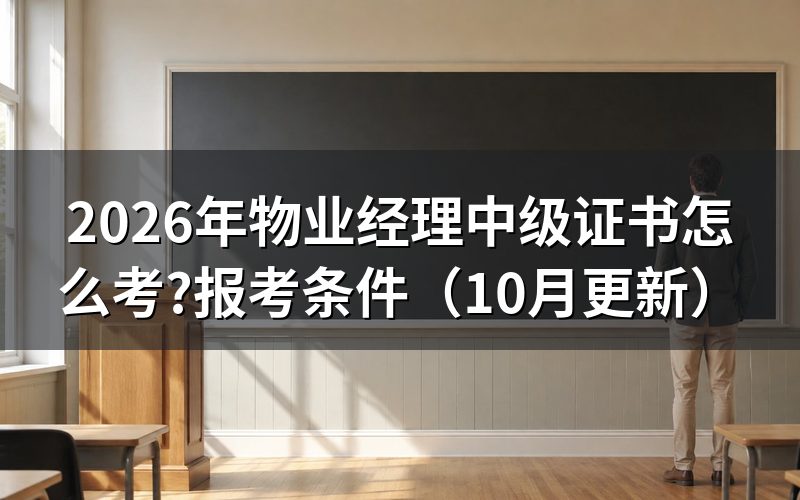 物业经理需要具备什么条件？
