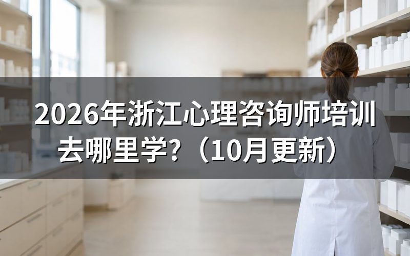报考浙江心理咨询师去哪学？